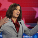Former presidential candidate U.S. Senator Kamala Harris at the Democratic Presidential Debate at Tyler Perry Studios November 20, 2019 in Atlanta, Georgia.